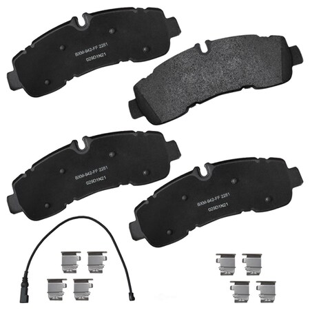 Stop By Bendix Stop Sbm2281 Stop Semi-Metallic Brake Pad SBM2281